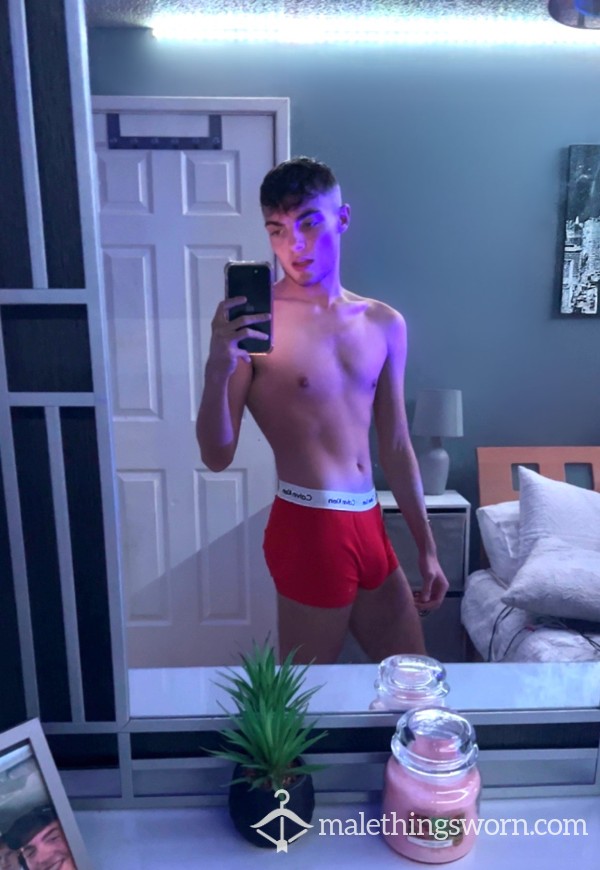 Red Calvin Klein Boxers