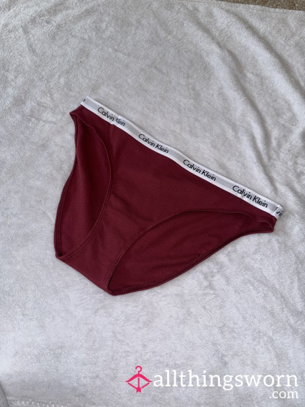 Red Calvin Klein Panty