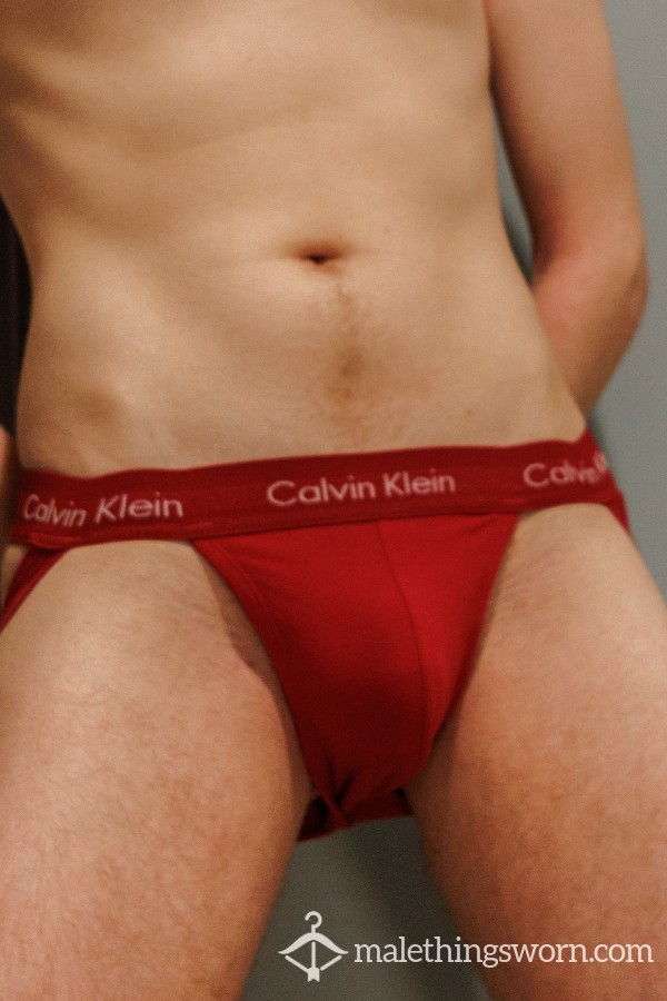 Red CK Jockstrap (Small)