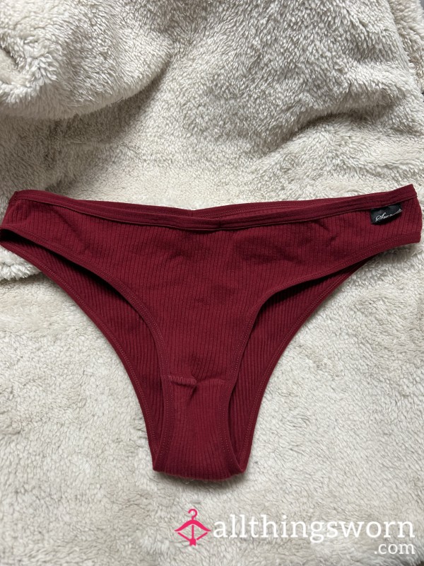 Red Cotton Panties