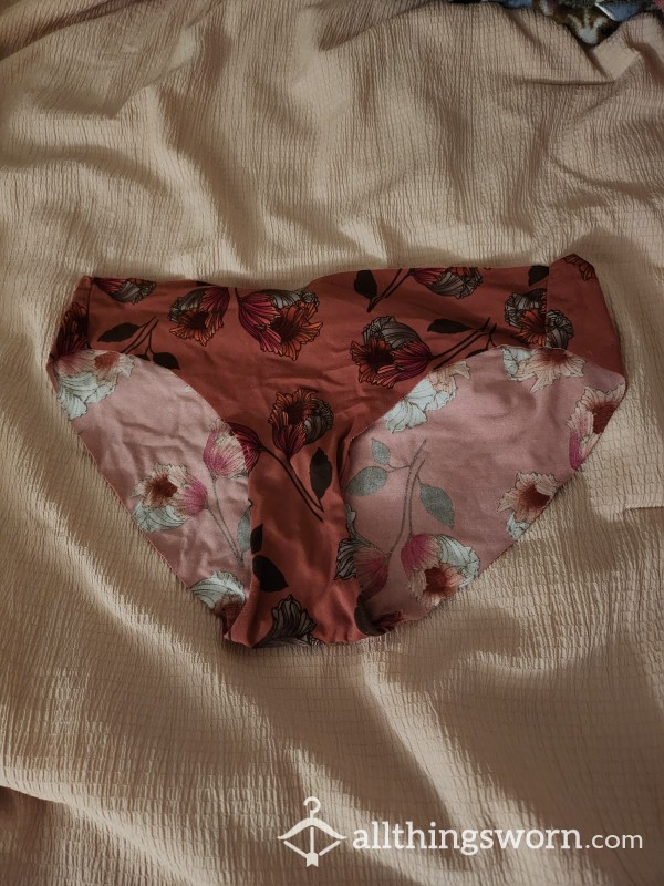 Red Flor*l Panties