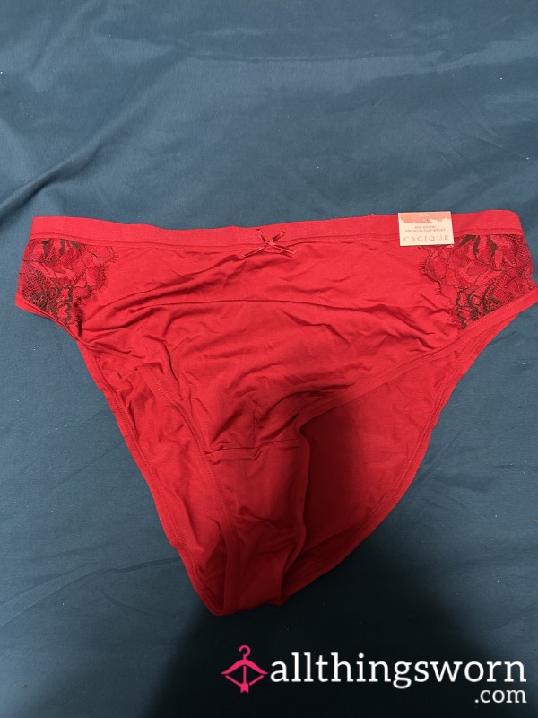 Red French Cut Brief