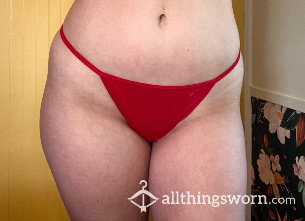 RED G STRING VS SZ L