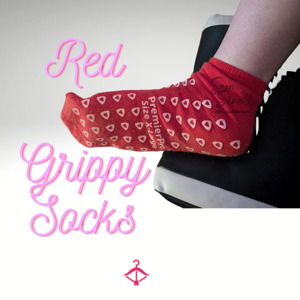 Red Grippy Socks