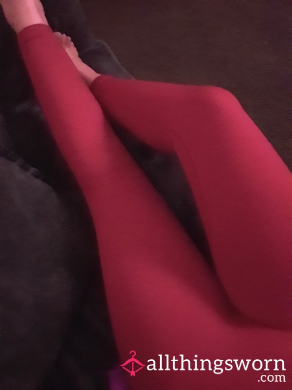 Red Gym Leggins