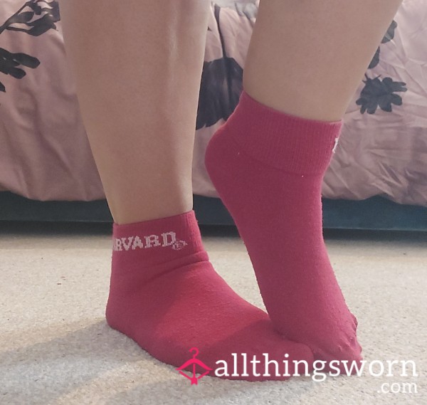 Red Harvard Socks