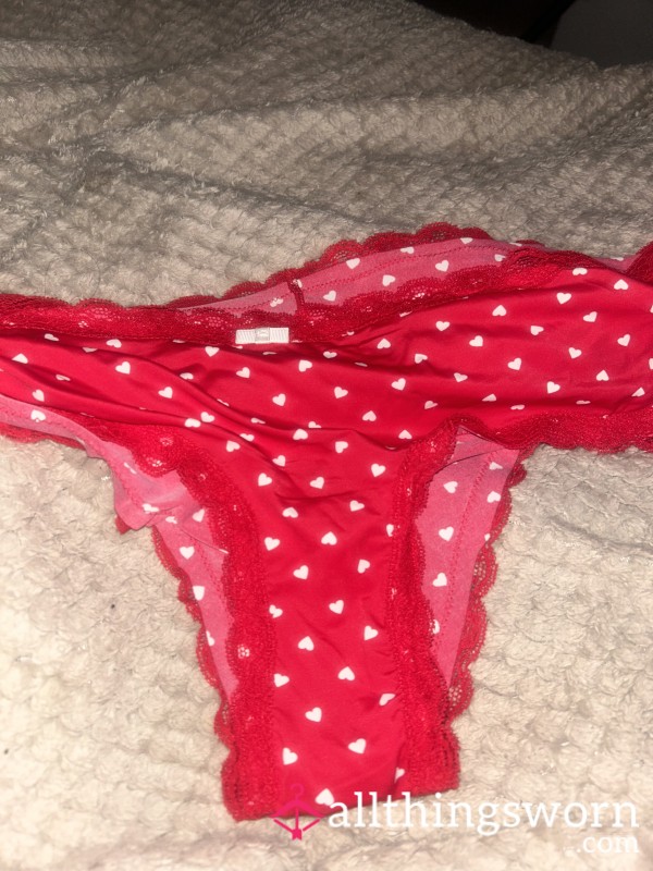 Red Heart Panties