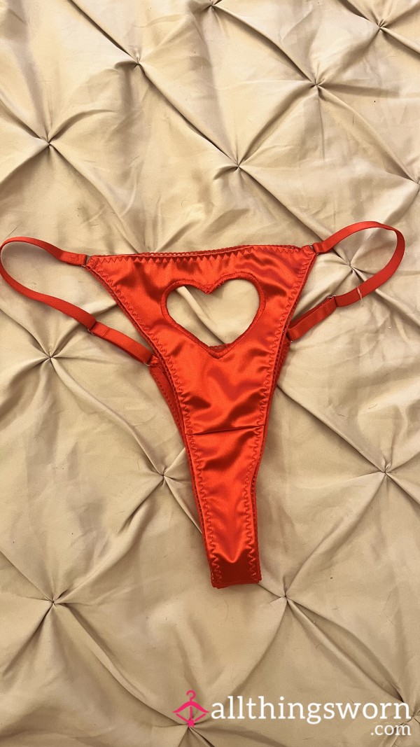 Red Heart Thong