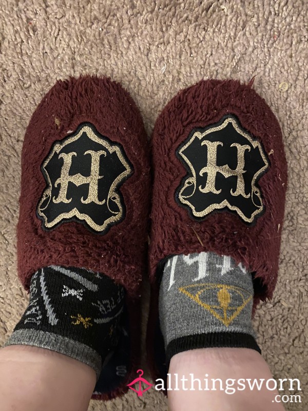 Red Hogwarts Slippers