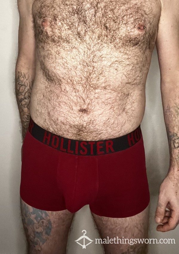 Red Hollister Boxers