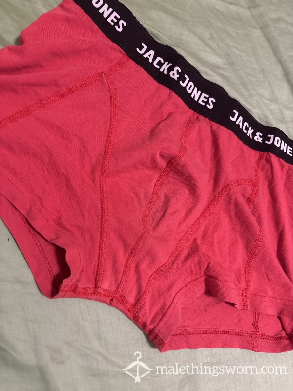 Red Jack And Jones Boxers (worn For A Week)