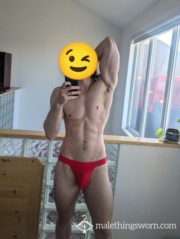 Red Jock Strap