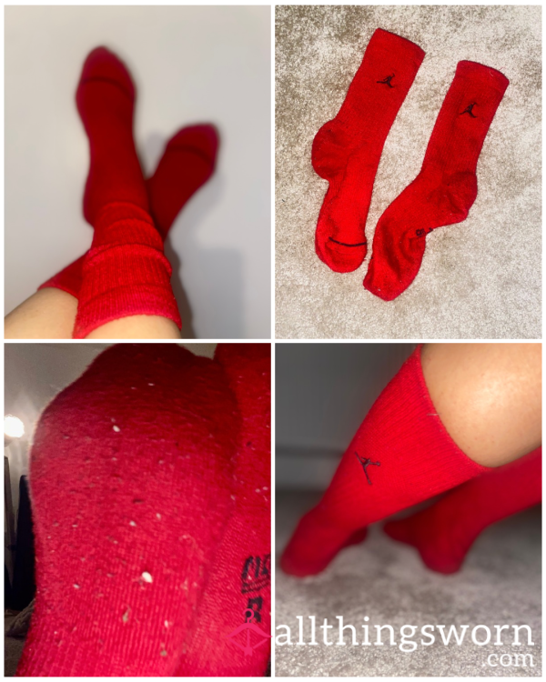 Red Jordan 23 Socks | The Trigger You Can’t Resist 💋