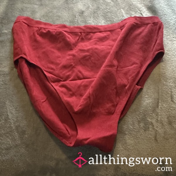 Red Knickers - Stretchy Size UK 30-36 - SSBBW