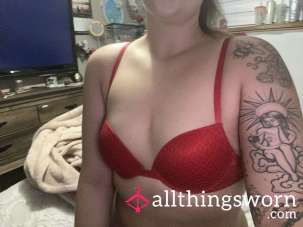 Red Lace B36 LaSenza Bra