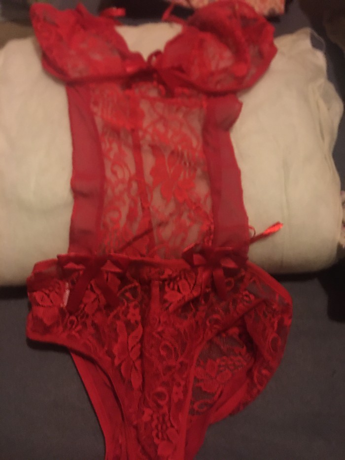 Red Lace All In One