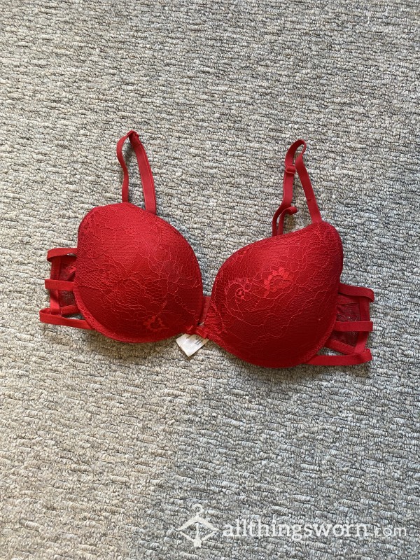 Red Lace Bra