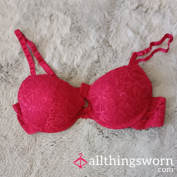 Red Lace Bra