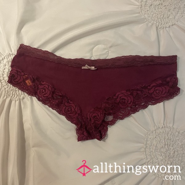 Red Lace Cheeky Panties