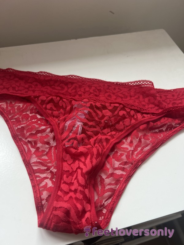 Red Lace Knickers