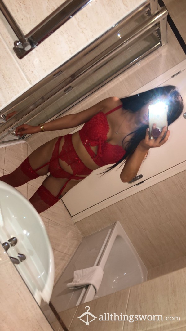 Red Lace Lingerie