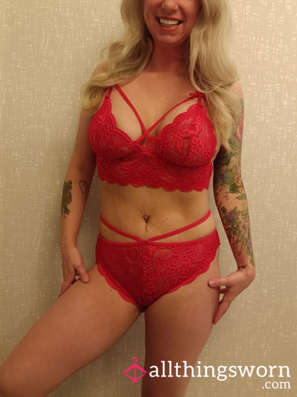 Red Lace Lingerie