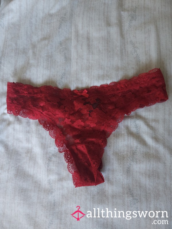 Red Lace Panties