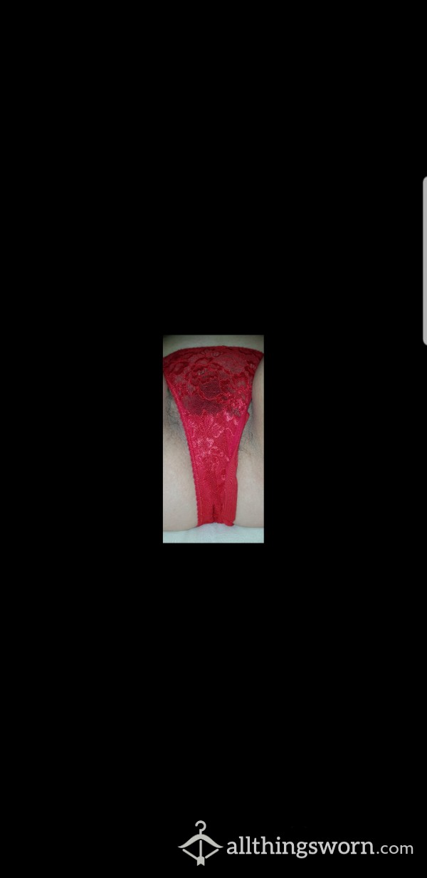 Red Lace Panties