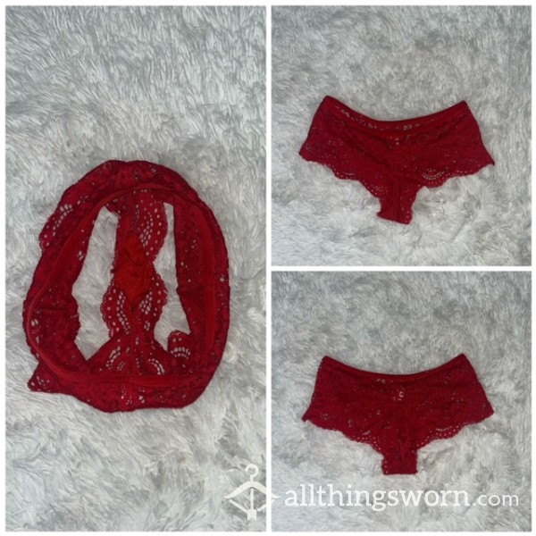 Red Lace Panties