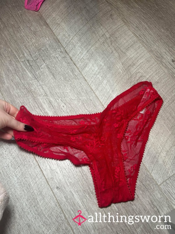 Red Lace Panties