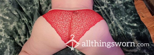 Red Lace Panties