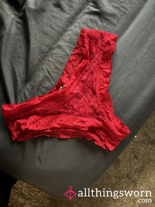 Red Lace Panties