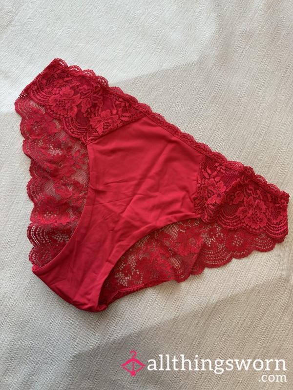 Red Lace Panties