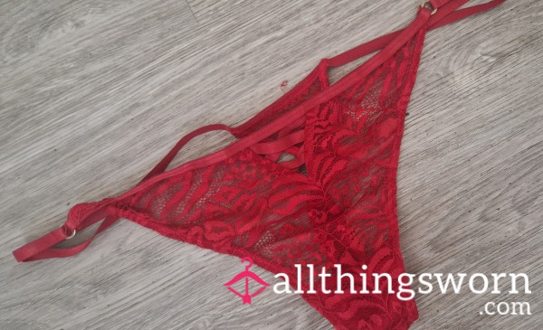 ❤️Red Lace Thong ❤️