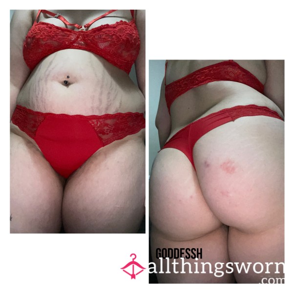 Red Lace Thong NOW SOLD!