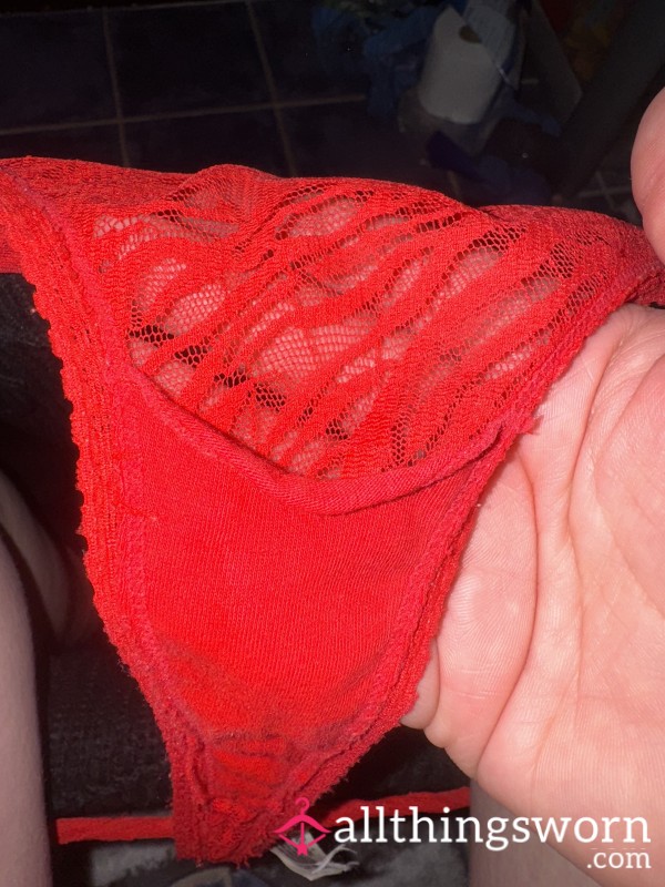 Red Laced Panties🔥👀