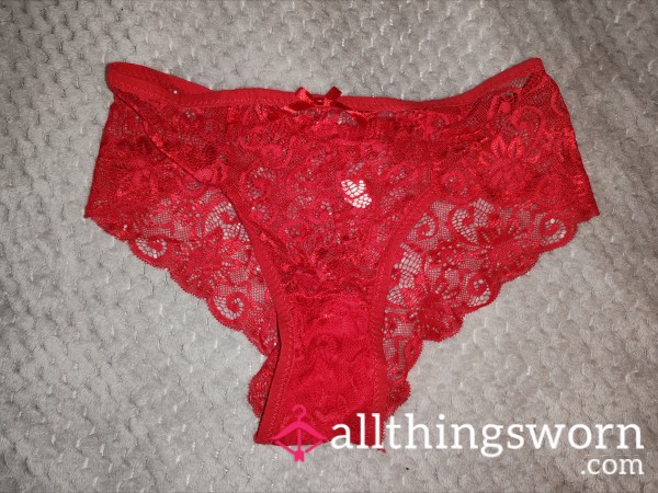 Red Lacey Panties