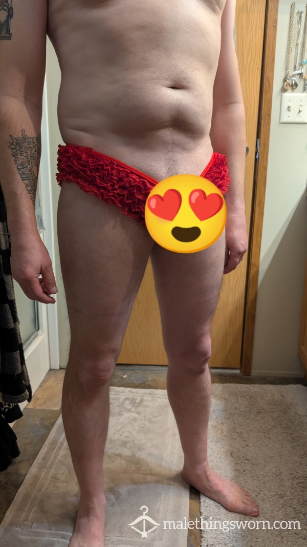 Red Lacy Panties