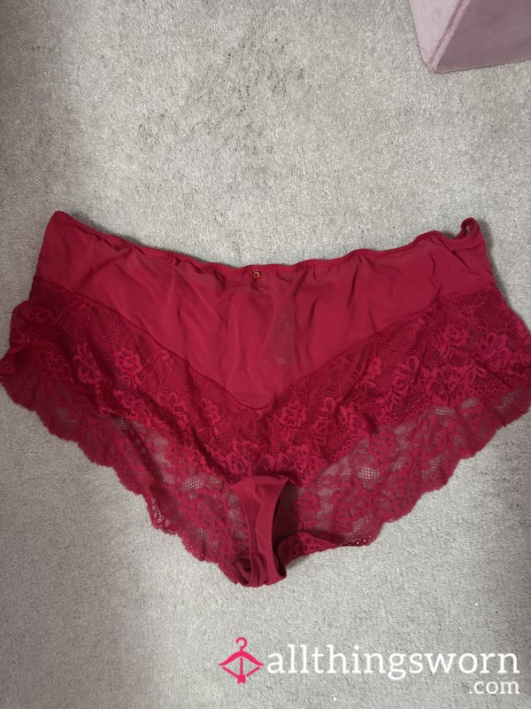 Red Lacy Panties