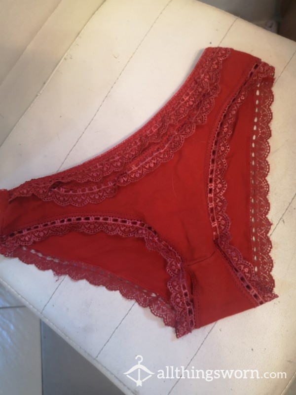 Red Lacy Panties