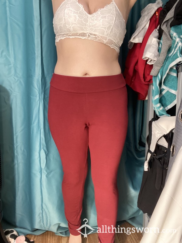 Red Leggings 2 Day Wear