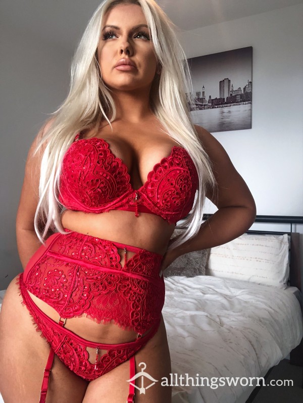 RED Lingerie SET