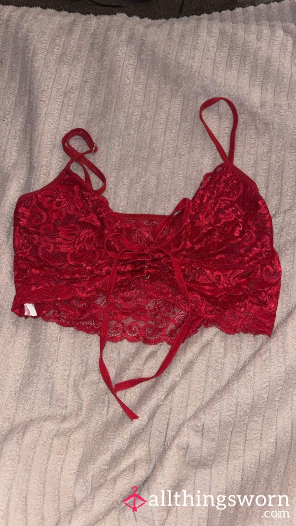 Red Lingerie Top