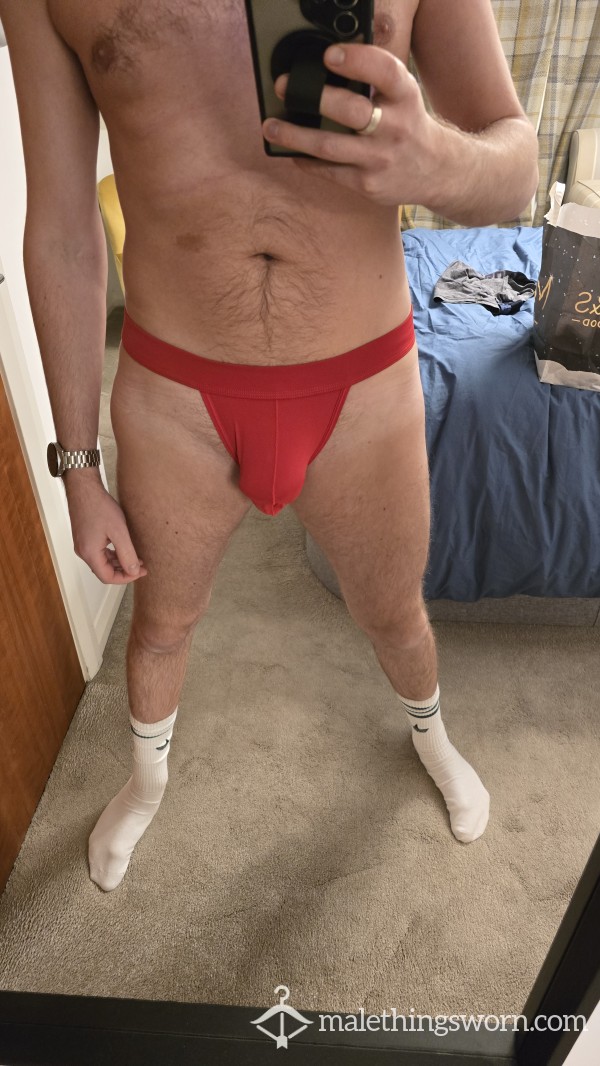 Well Worn Red Microfiber Tanga.