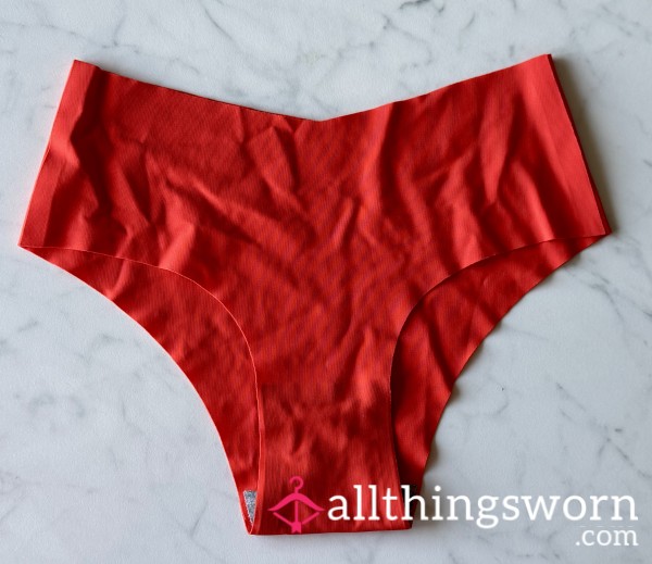 Red Nylon Panties