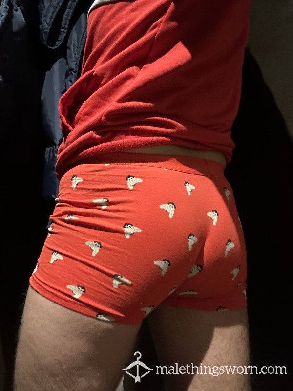 Red Patterned Boxers