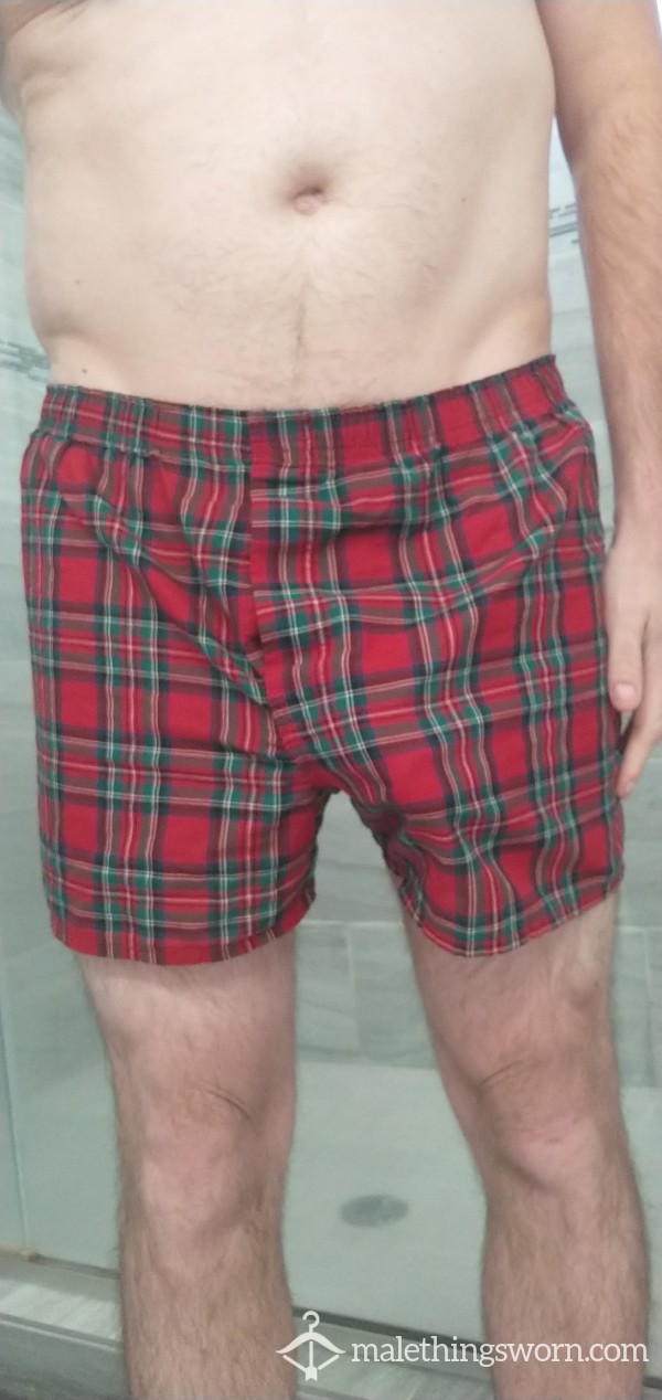 Red Plaid Boxers