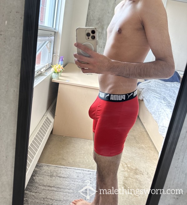 SOLD Red Puma Underwear