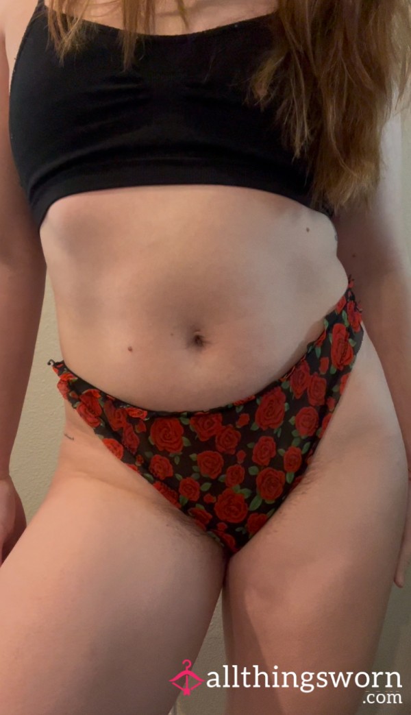 Red Rose Thong