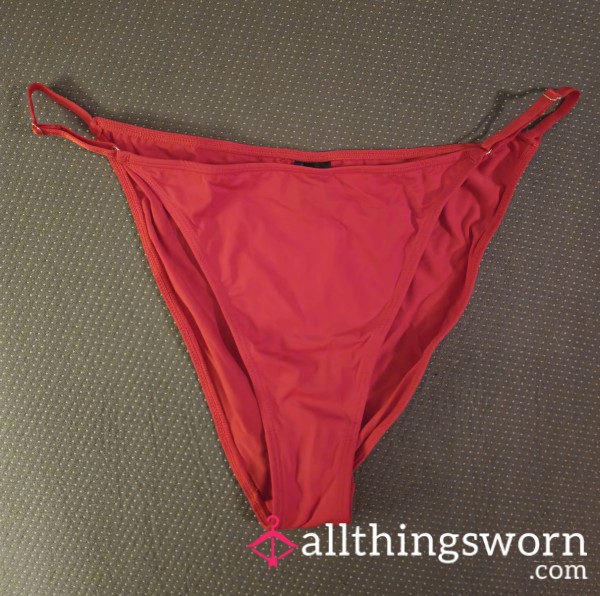 ❤️ Red Satin Bikini Panties ♥️